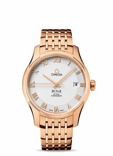 Omega De Ville Co-Axial 41 Red Gold / Silver / Bracelet 431.50.41.21.02.001 (43150412102001)